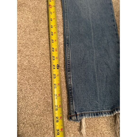 Abercrombie & Fitch The Skinny High Rise Curve Love Straight 30/10T Tall - LIKE - Picture 9 of 11
